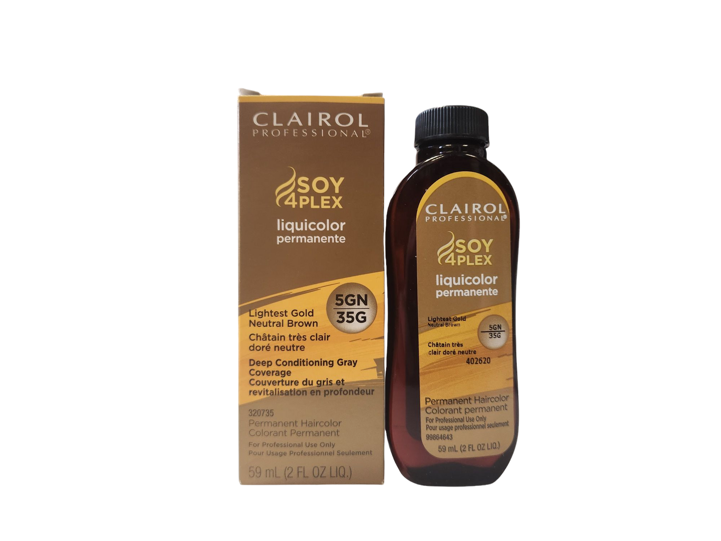 Clairol Professinoal Soy 4 Plex Liquicolor Permanent 5GN/35G 2.oz