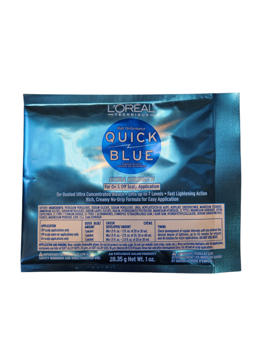 L'Oreal Quick Blue High Performance Powder Bleach, 1 Oz.