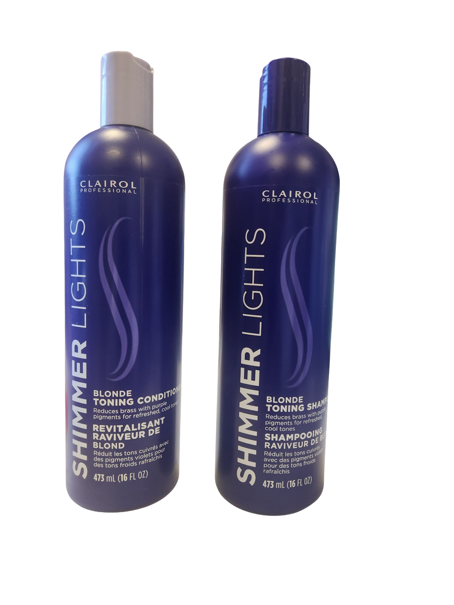 Clairol Shimmer Lights Purple Shampoo & Conditioner 16 oz