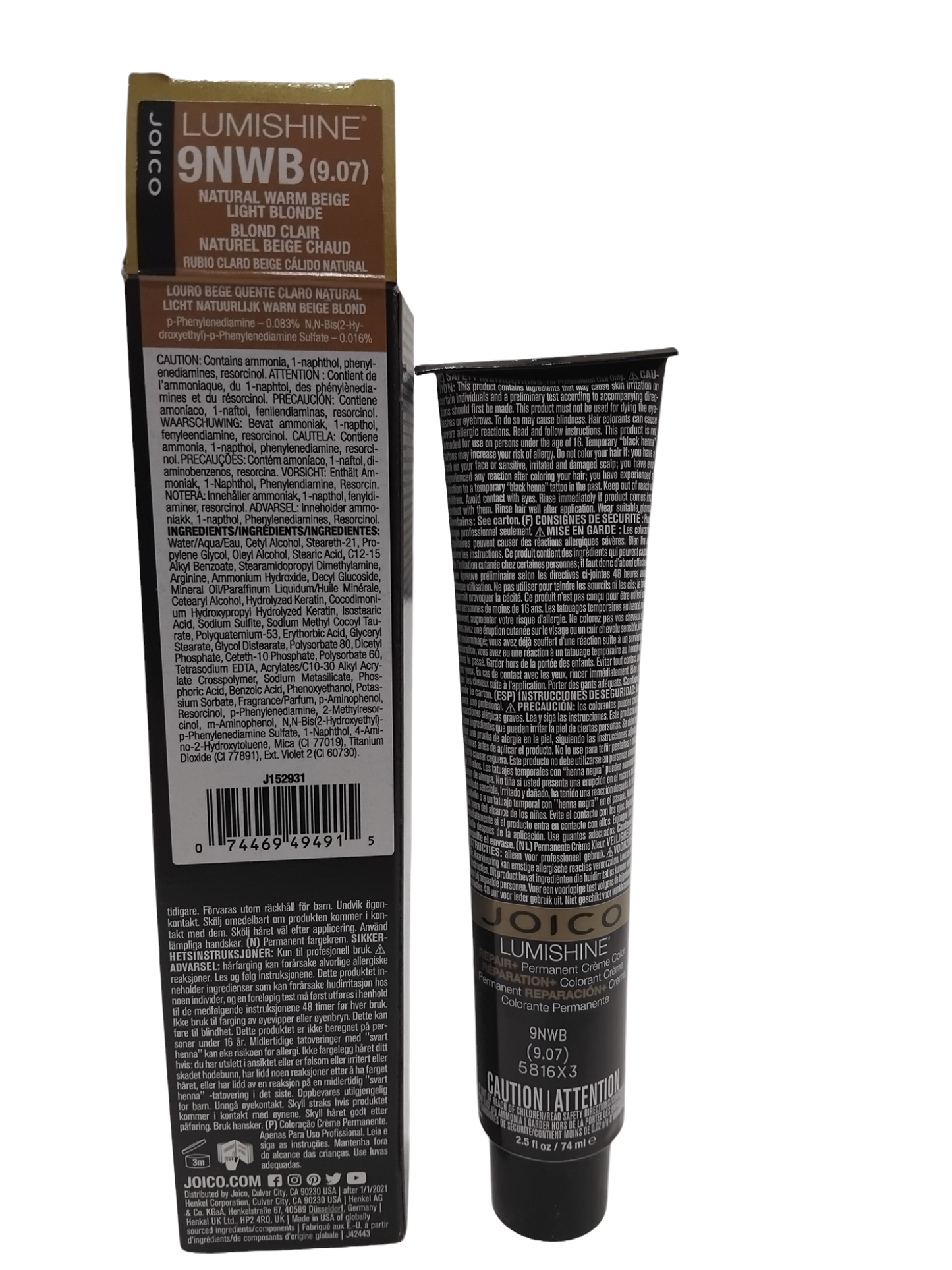 Joico Lumishine 9NWB 2.5 oz/74 ml