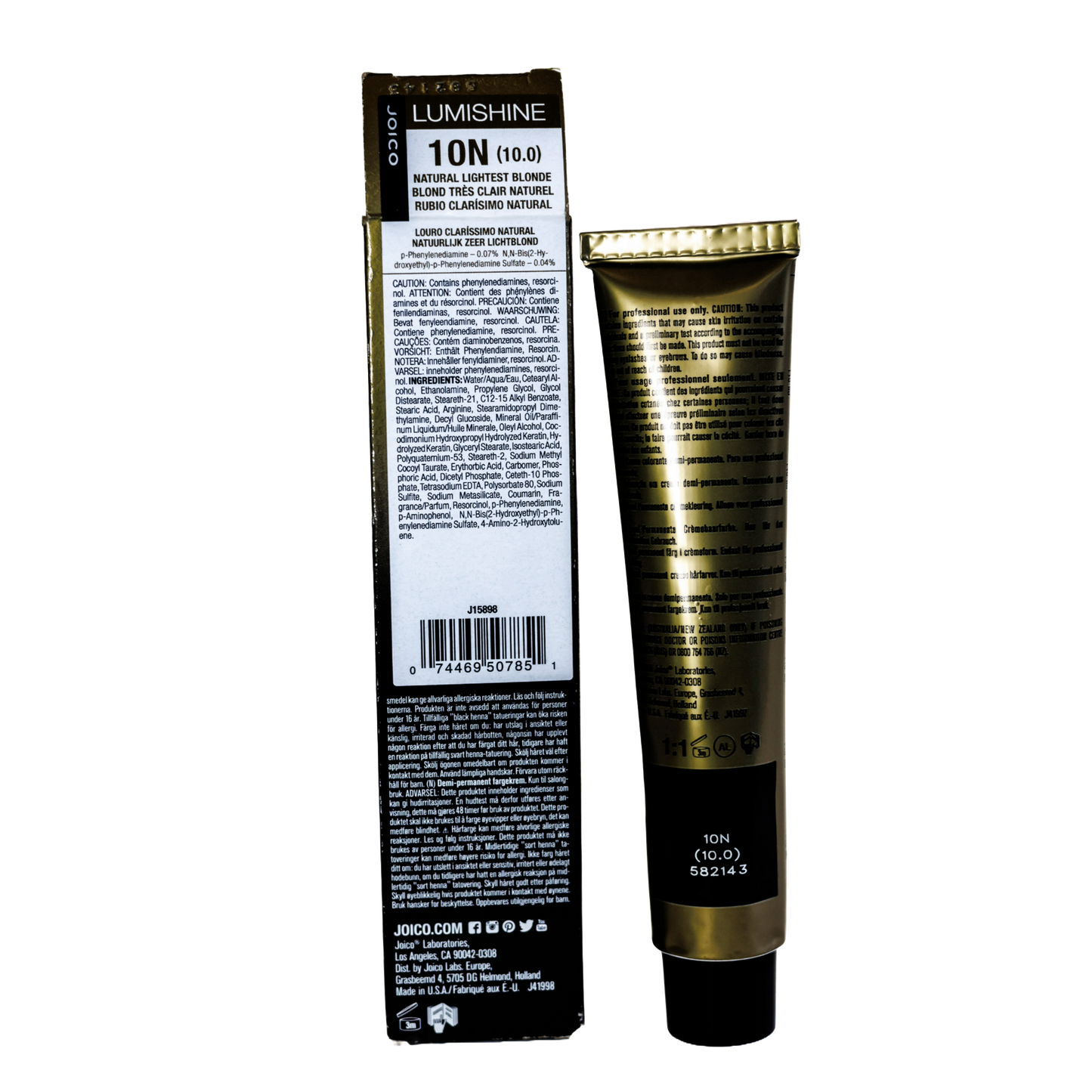 Joico Lumishine 10N 2.5 oz/74 ml