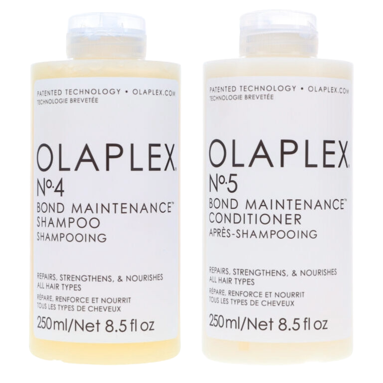 Olaplex No.4 Bond Maintenance Shampoo 8.5 oz & No.5 Conditioner 8.5 oz
