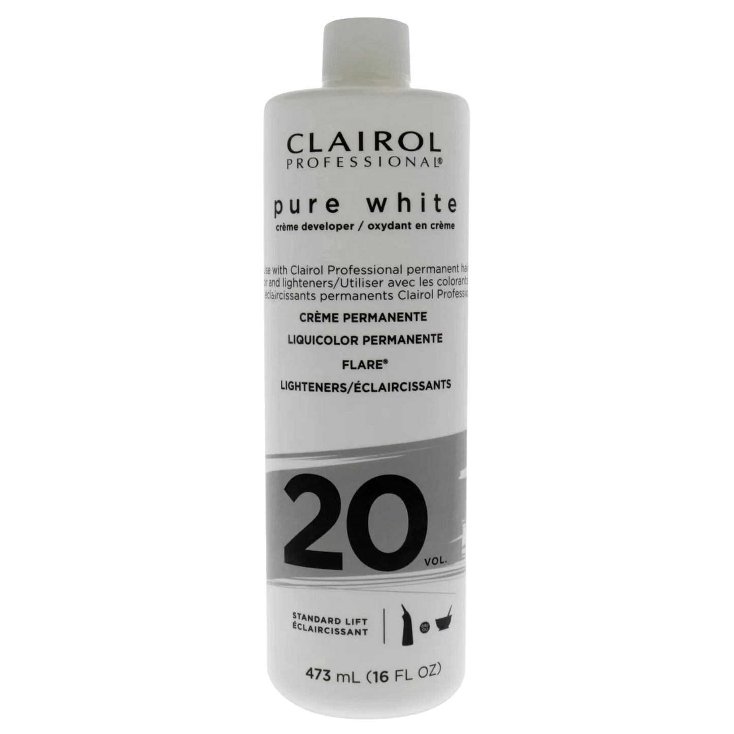 Clairol Professional Pure White 20 Volume Cream Developer 16 oz