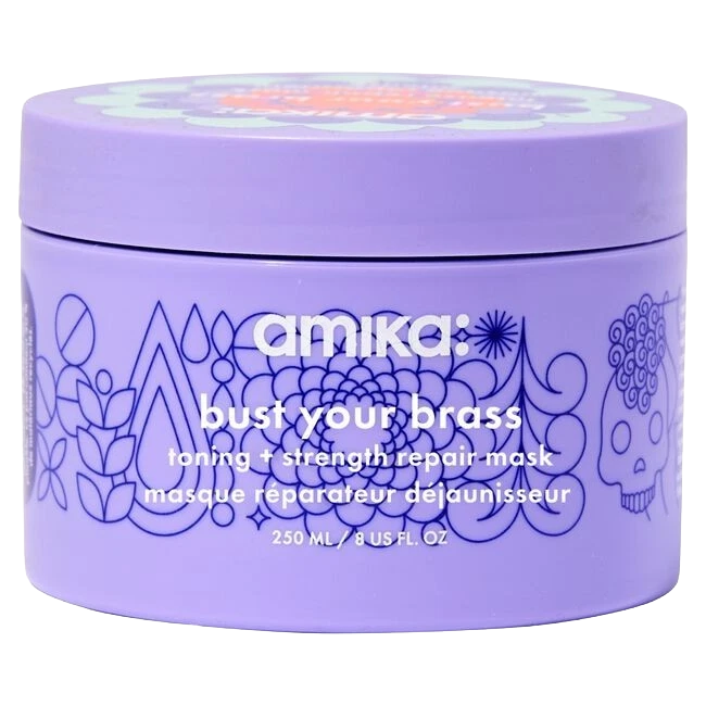 Amika Bust Your Brass Toning + Strength Repair Mask 8 oz