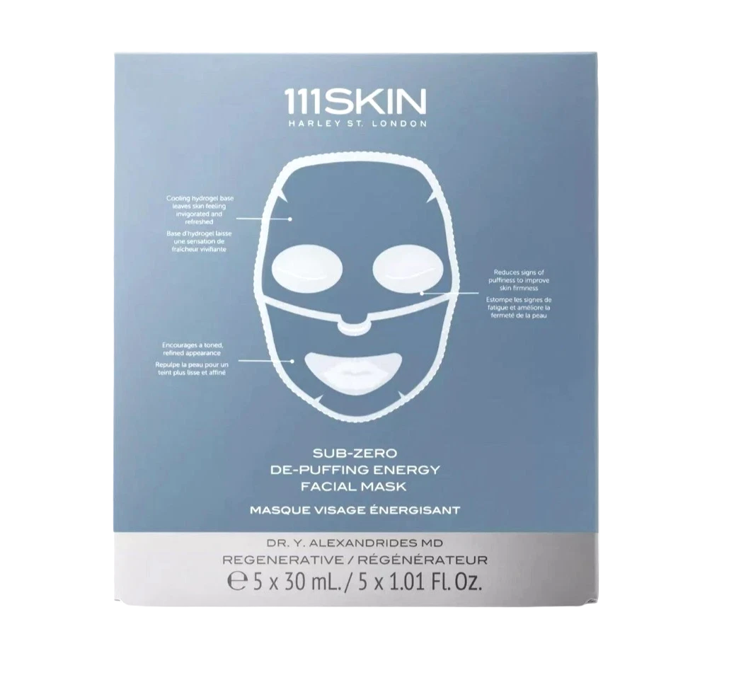 111 Skin : Sub-Zero De-Puffing Energy Facial Mask