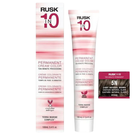 Rusk In 10  Permanent Color 5N – Light Natural Brown