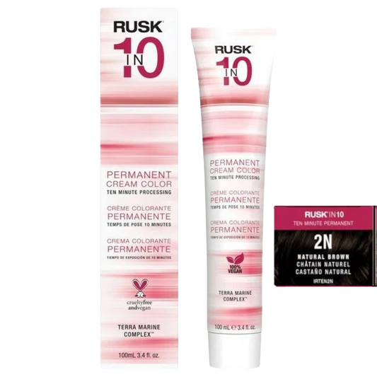 Rusk In10 Permanent Color 2N – Darkest Brown 3.4 oz.
