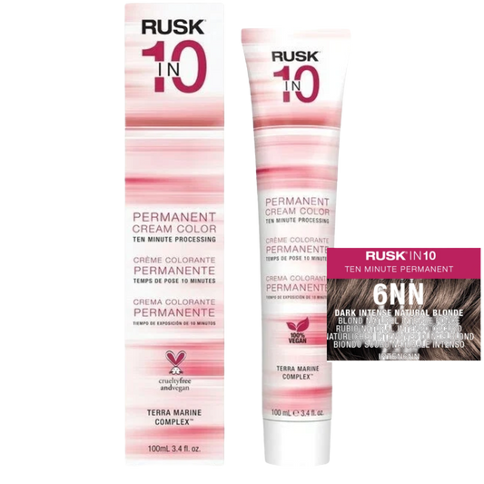 RuskIN 10 Permanent Color 6NN – Extra Natural Dark Blonde 3.4 oz.
