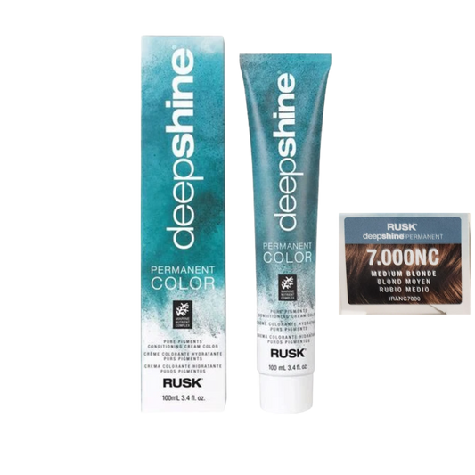Rusk Deepshine Permanent Color 7.000NC – Natural Blonde 3.4 oz.
