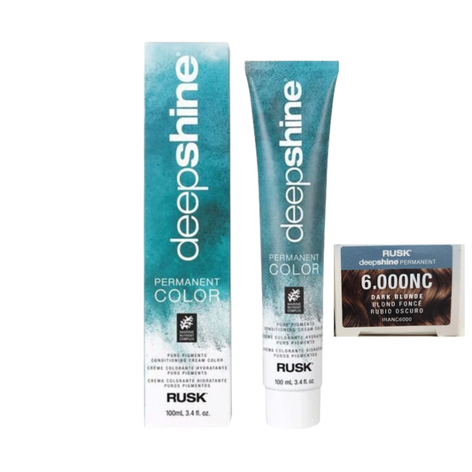 Rusk Deepshine Permanent Color 6.000NC – Natural Dark Blonde  3.4 oz.