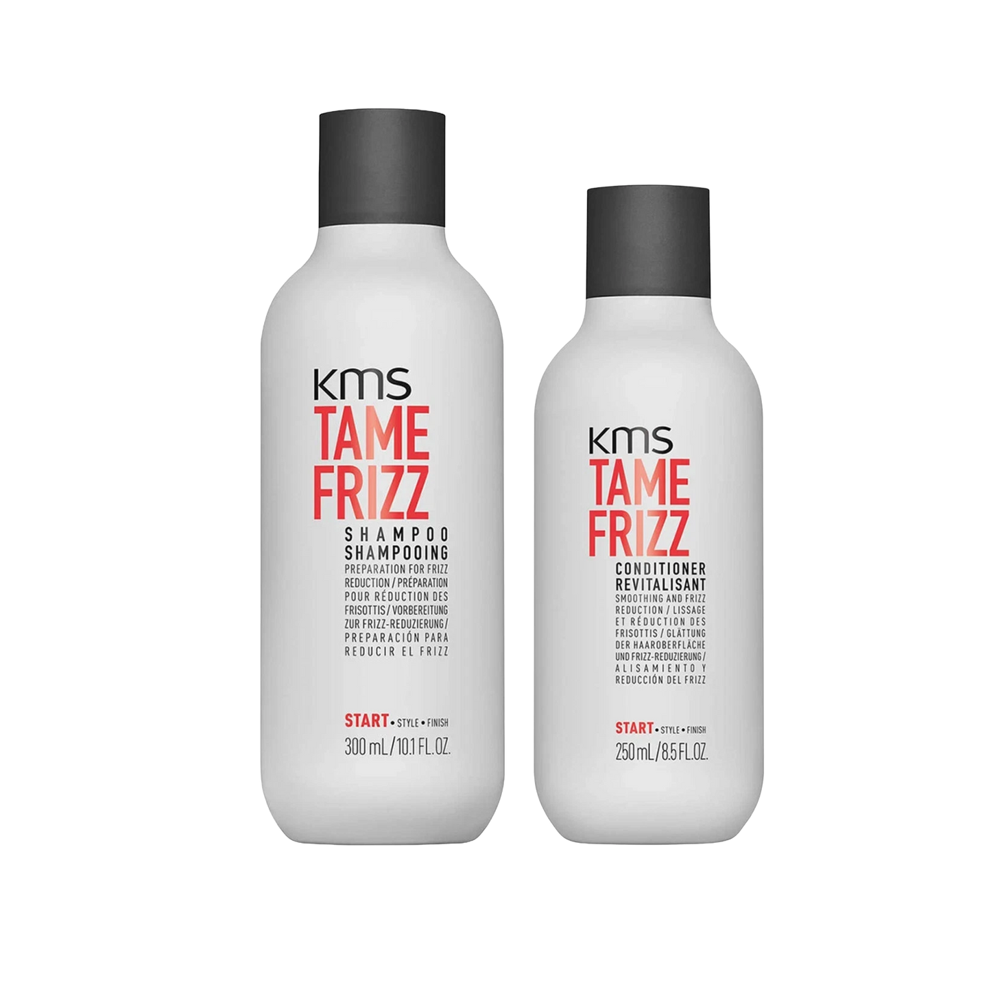 KMS Tame Frizz Duo Shampoo 300ml (10.1 oz) & Conditioner 250ml (8.5 oz)