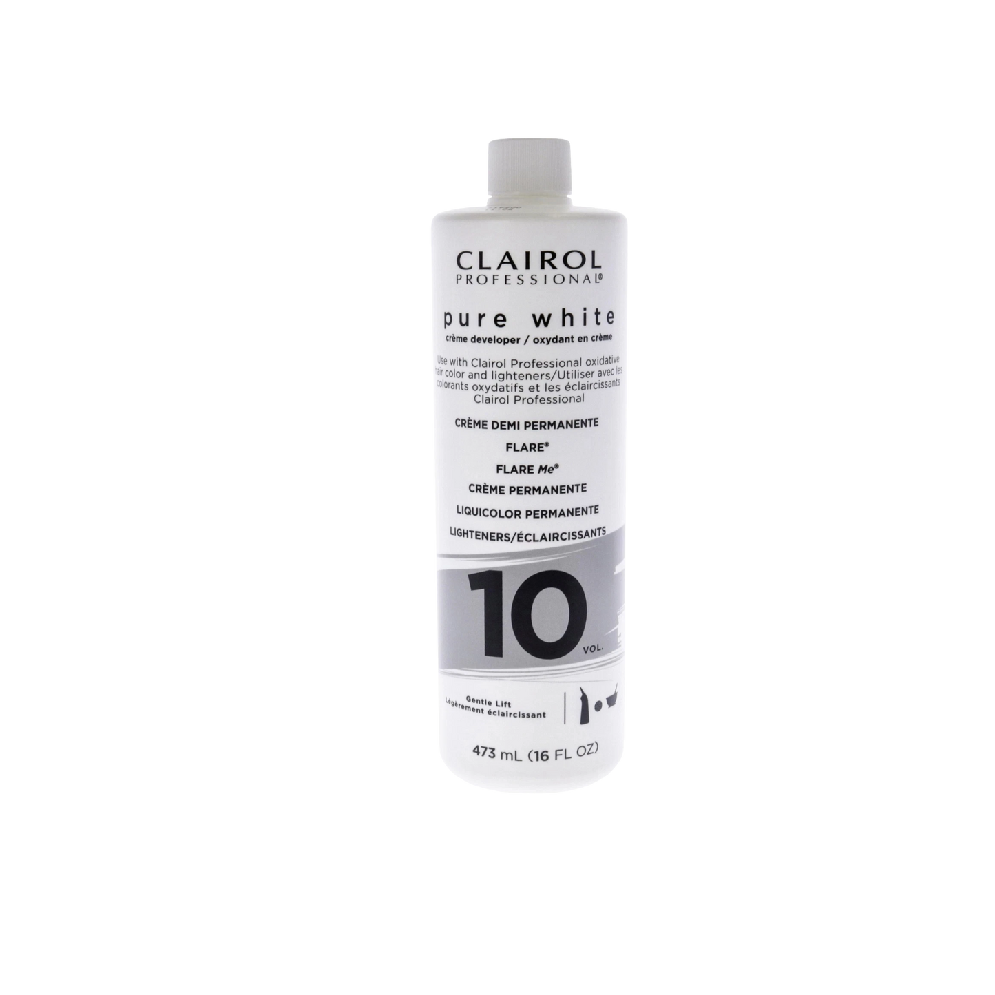 Clairol Pure White 10 Volume Crème Developer – 16 oz