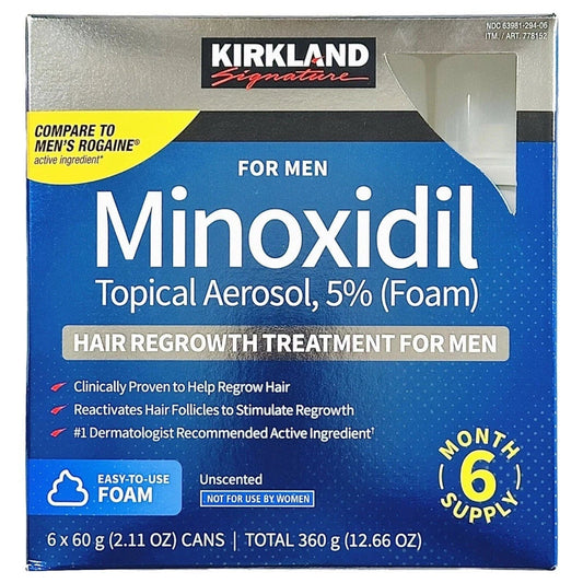 Kirkland Minoxidil 6 Month Foam