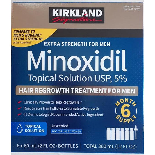 Kirkland Minoxidil 6 Month Liquid