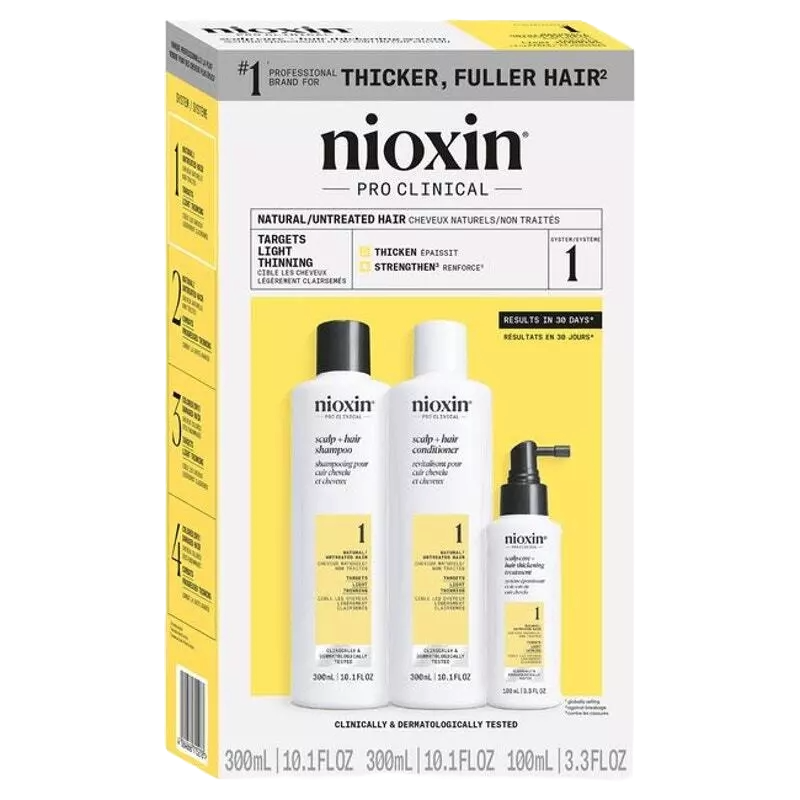 Nioxin Pro Clinical System 1 Shampoo Conditioner Treatment