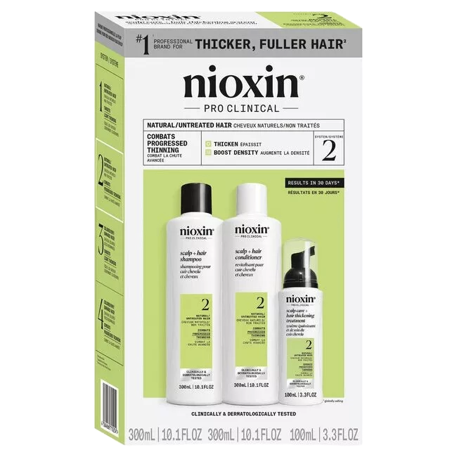 Nioxin Pro Clinical System 2 Shampoo Conditioner Treatment