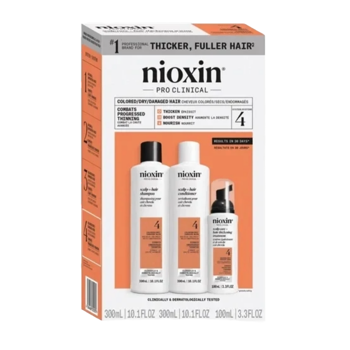 Nioxin Pro Clinical System 4 Shampoo Conditioner Treatment