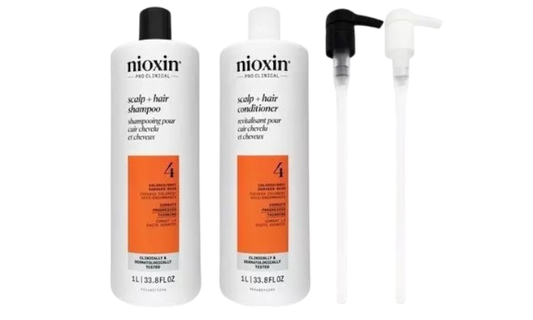 Nioxin System 4 Shampoo and Conditioner Duo 33.8 oz with pumps