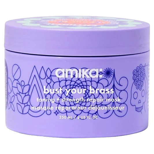 Amika Bust Your Brass Toning + Strength Repair Mask 8 oz