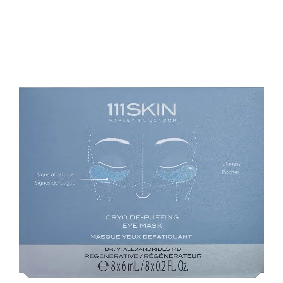111 SKIN CRYO DE-PUFFING EYE MASK, 8 X 6ml/ 8 X 02 Fl Oz