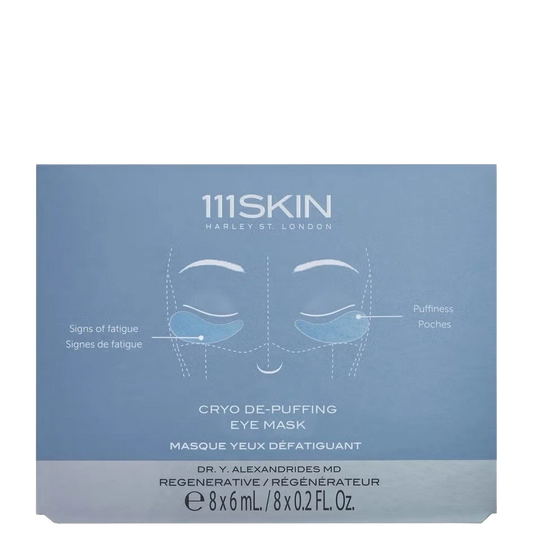 111 SKIN CRYO DE-PUFFING EYE MASK, 8 X 6ml/ 8 X 02 Fl Oz