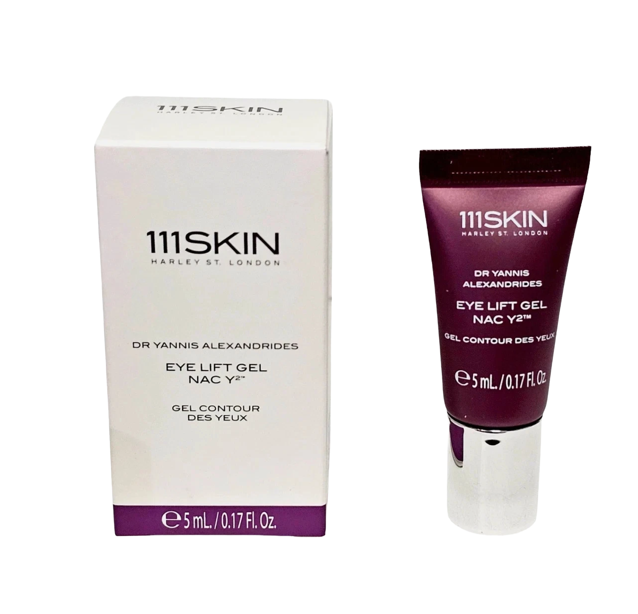 111Skin Eye Lift Gel NAC Y2 0.17 Oz 5mL NIB Deluxe Sample Size